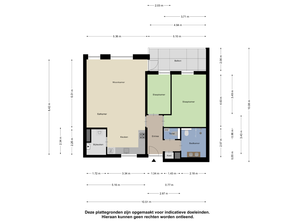 Bekijk plattegrond van Appartement van Goudvisstraat 50