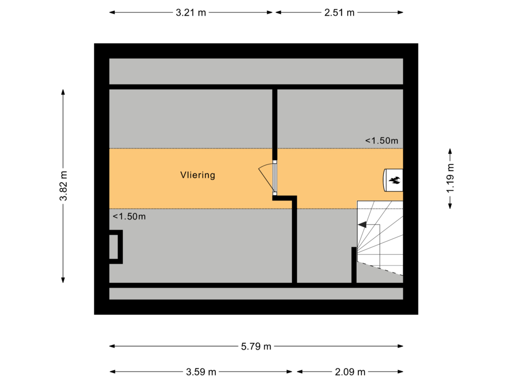 Bekijk plattegrond van Vliering van De Vuyk 28