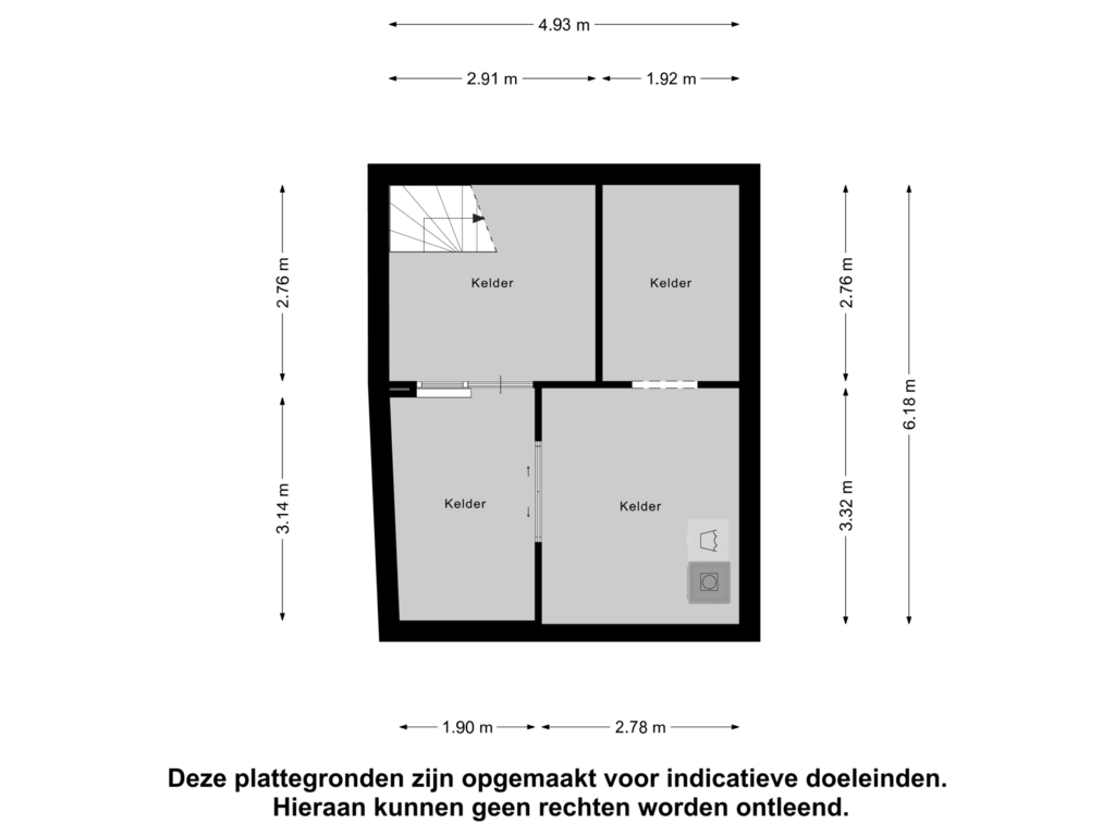 Bekijk plattegrond van Kelder van Wal 20