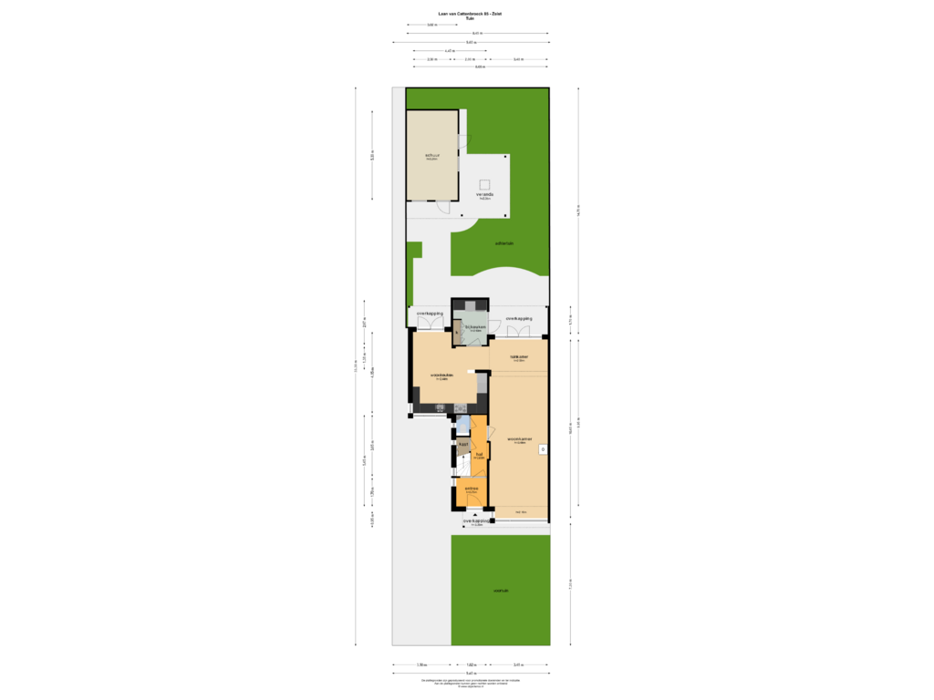 Bekijk plattegrond van TUIN van Laan van Cattenbroeck 85