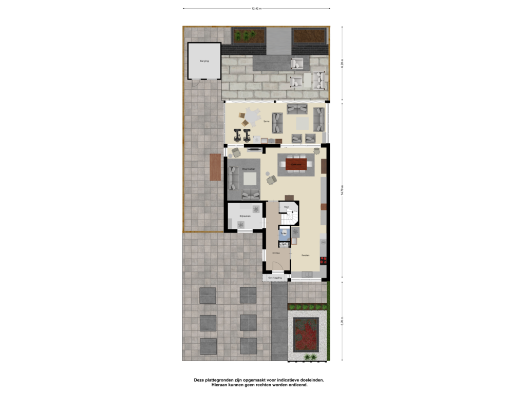 Bekijk plattegrond van Begane Grond -Tuin van Moeraswederik 11