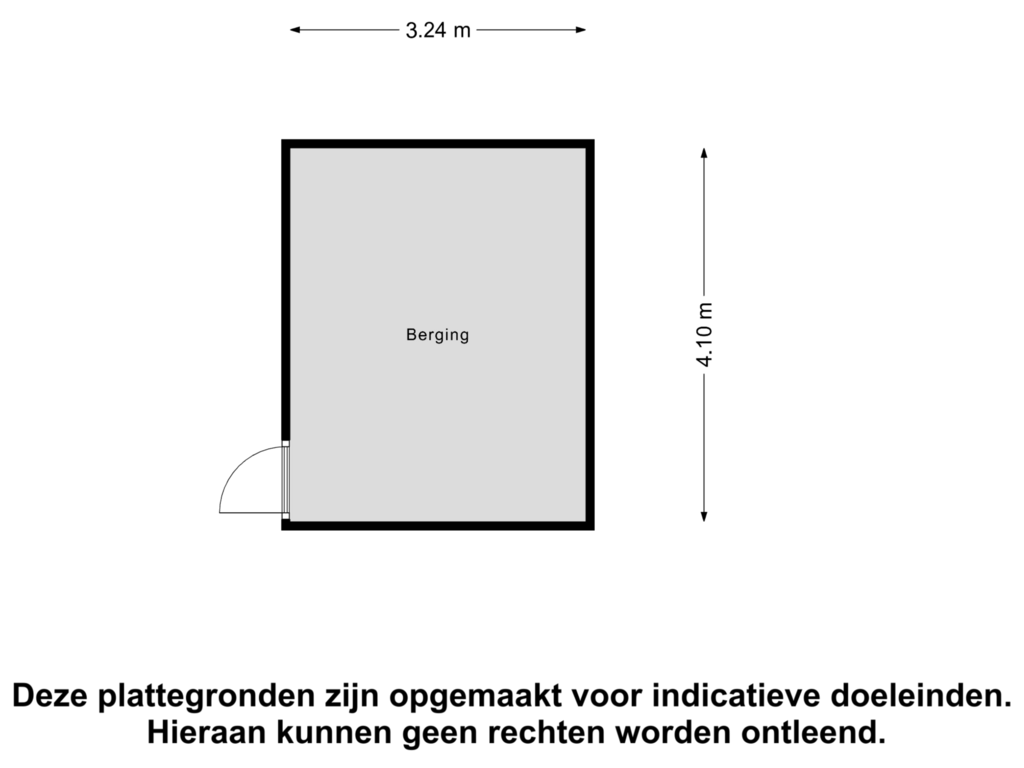 Bekijk plattegrond van Berging van Heemskerklaan 35