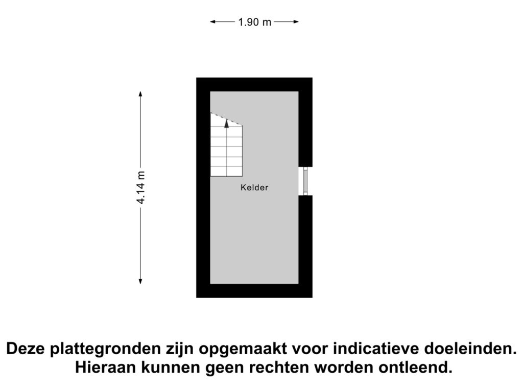 Bekijk plattegrond van Kelder van Krugerstraat 124