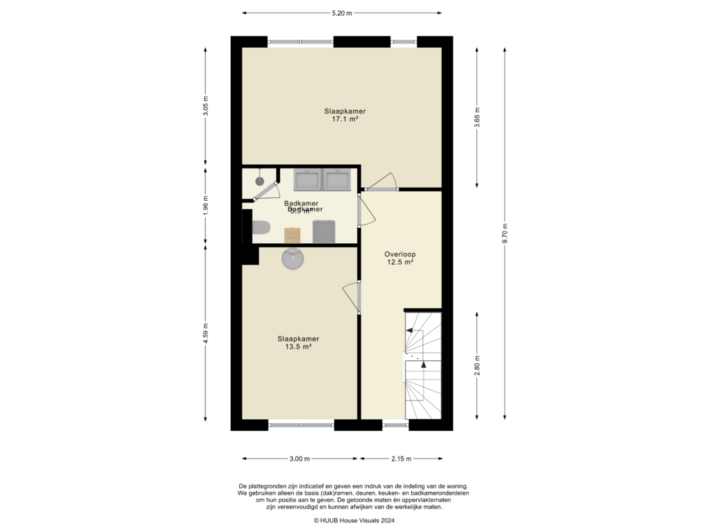 Bekijk plattegrond van 1e Verdieping van Archipel 34 39