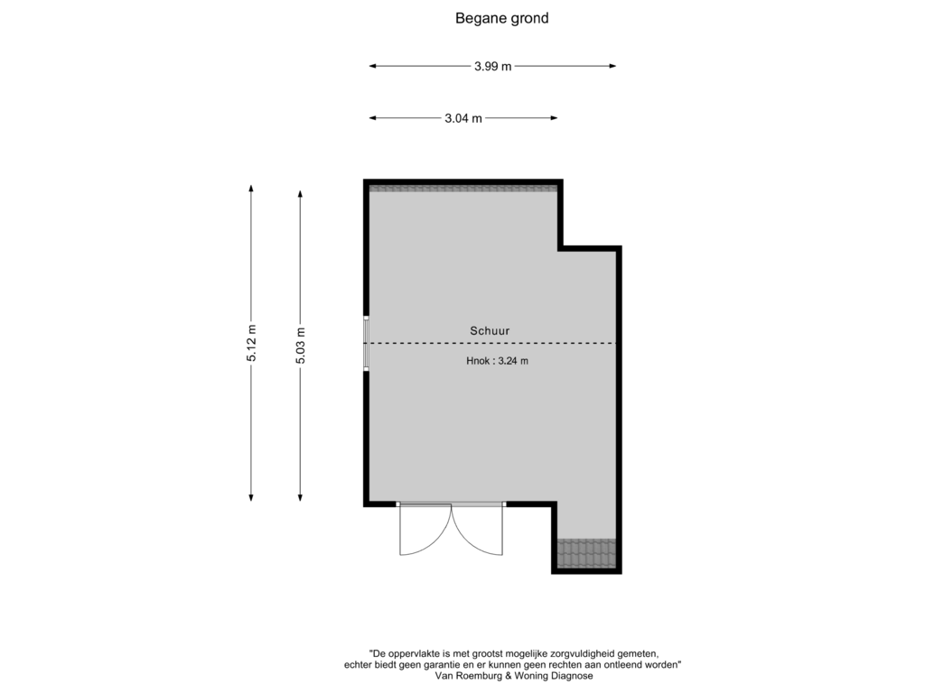 Bekijk plattegrond van Schuur van Koewijzend 22-A