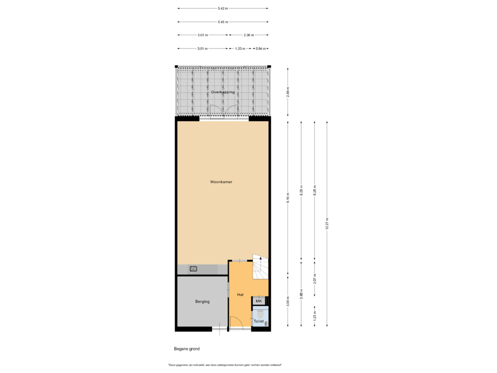 Bekijk plattegrond van Begane grond van Dudenpark 41