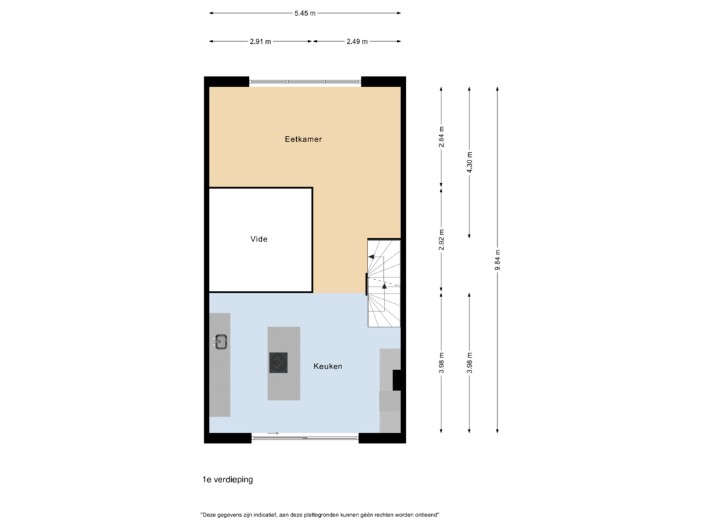 Bekijk plattegrond van 1e verdieping van Dudenpark 41