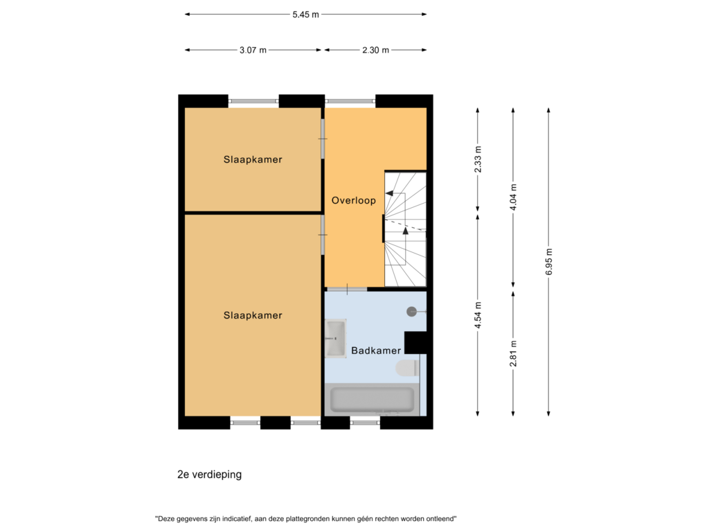 Bekijk plattegrond van 2e verdieping van Dudenpark 41