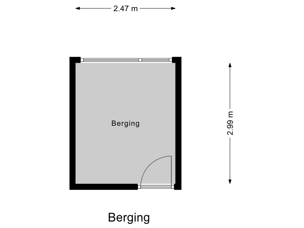 Bekijk plattegrond van Berging van Scottstraat 62