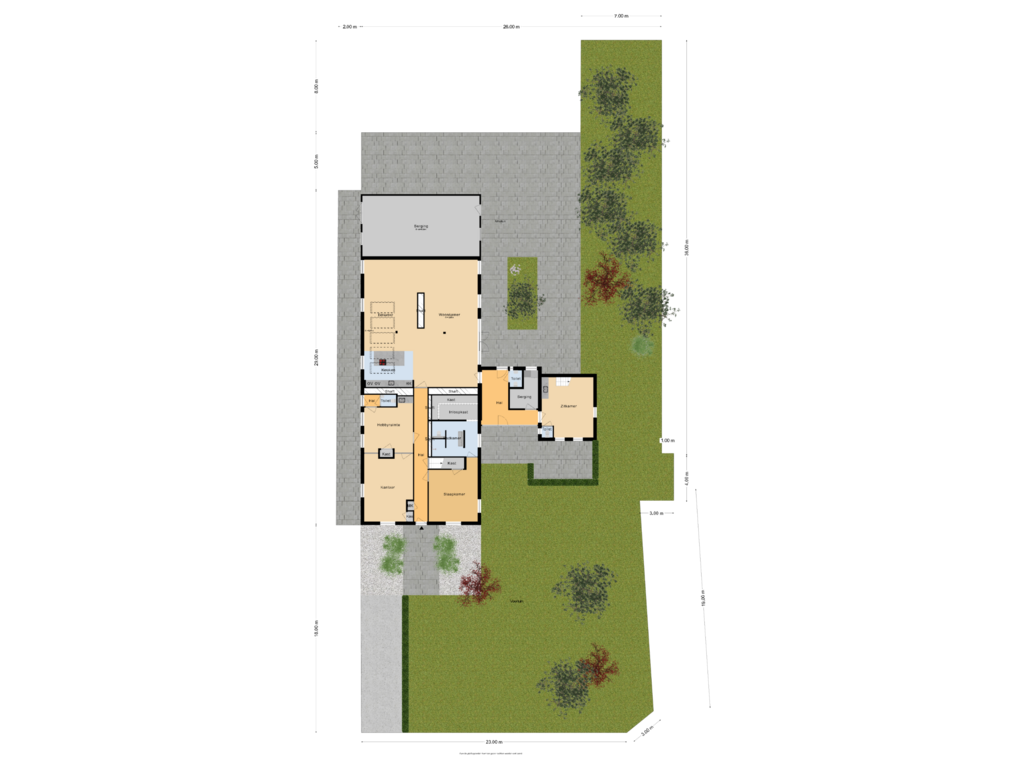 Bekijk plattegrond van Situatie van Eendrachtsdijk 4