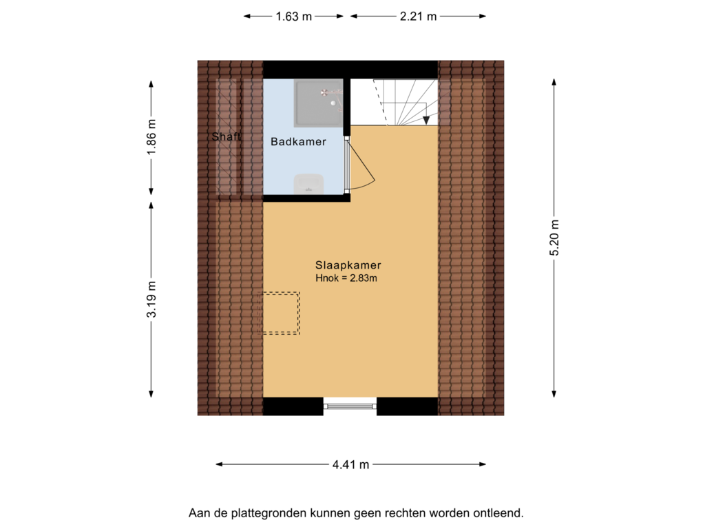 Bekijk plattegrond van Zolder 2  van Eendrachtsdijk 4