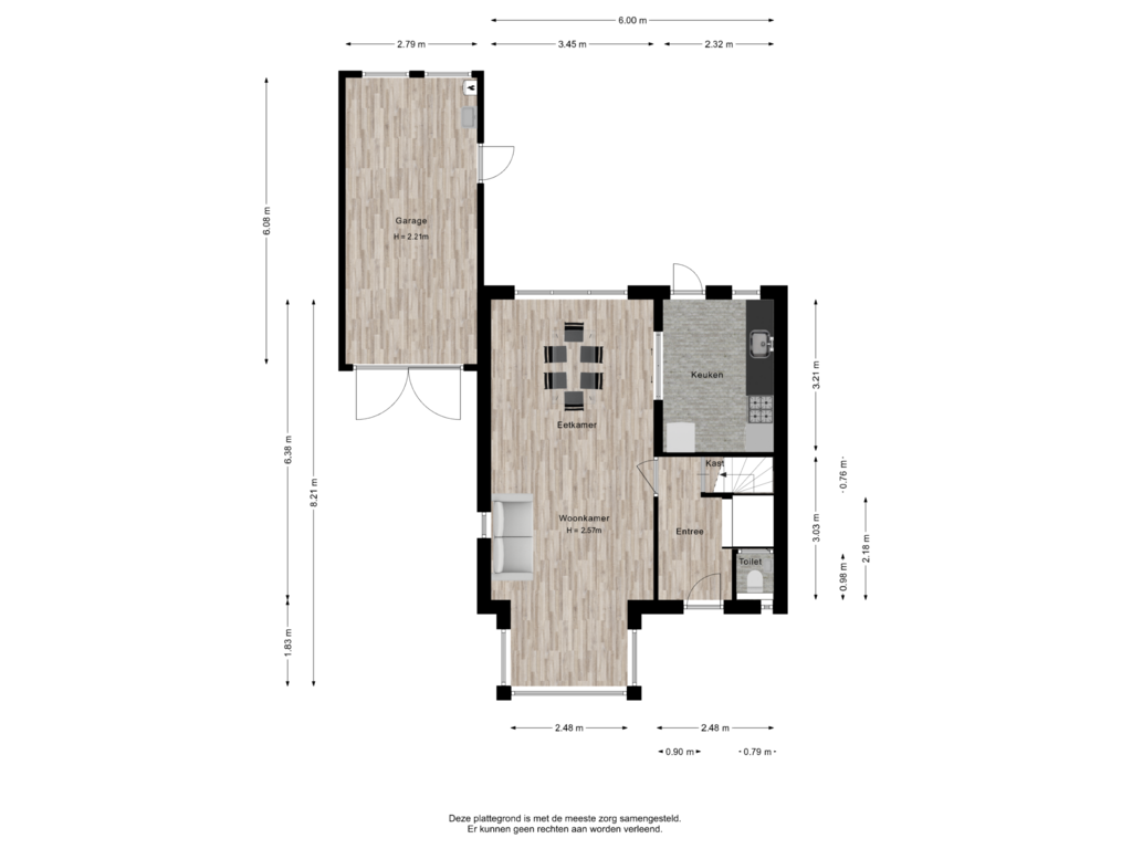 Bekijk plattegrond van Begane grond van Pastoor Nevestraat 6