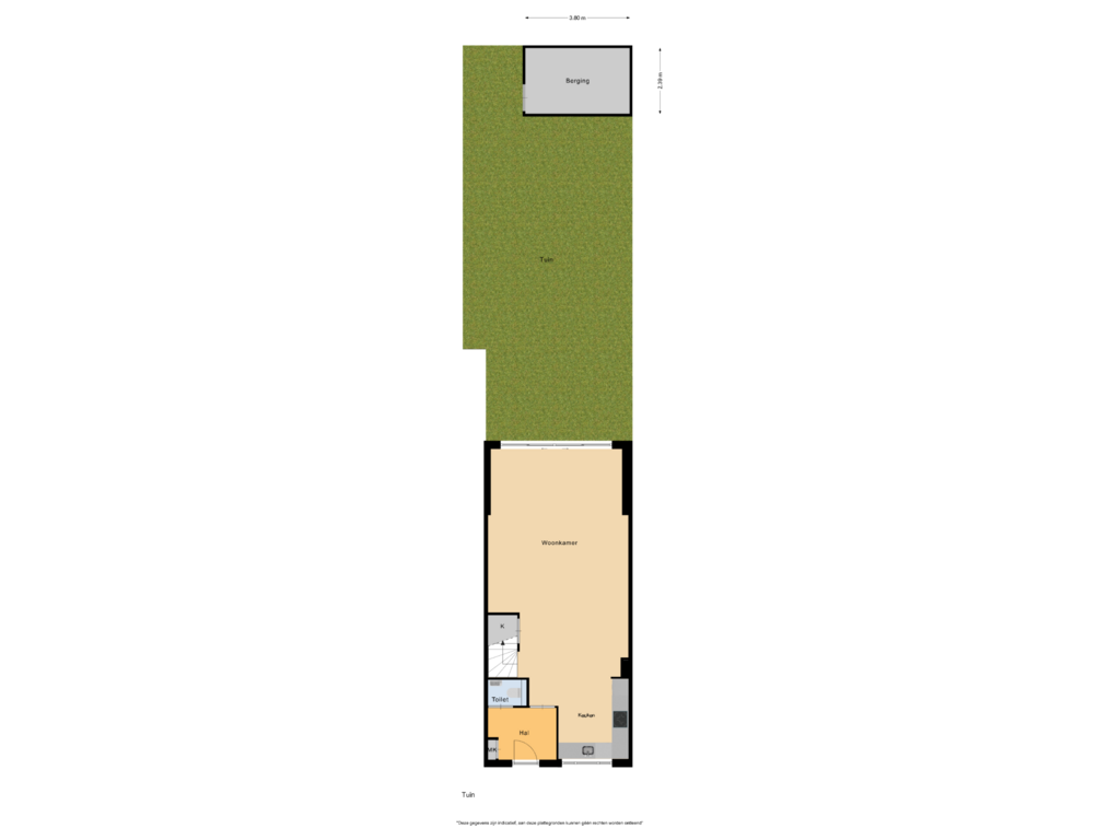 Bekijk plattegrond van Tuin van Laan van Broekpolder 122