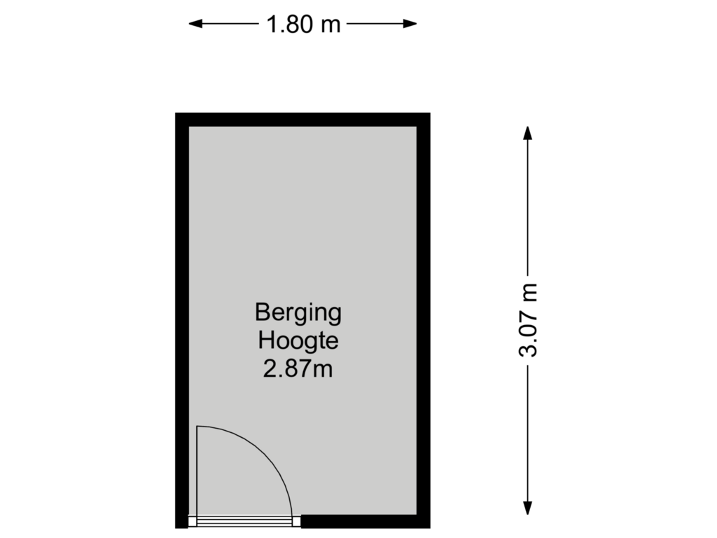 Bekijk plattegrond van Berging van De Regentesse 81