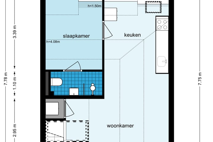 Bekijk foto 17 van Valkenburgerstraat 152-4