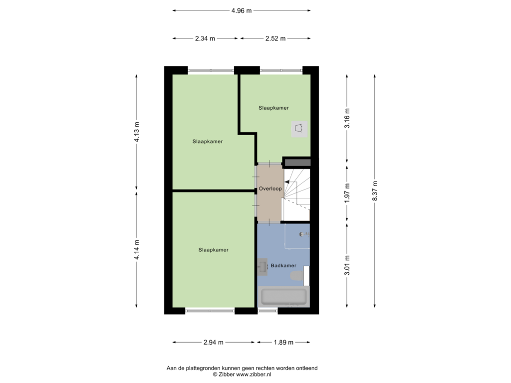 Bekijk plattegrond van Tweede verdieping van Hof van de Paltz 79