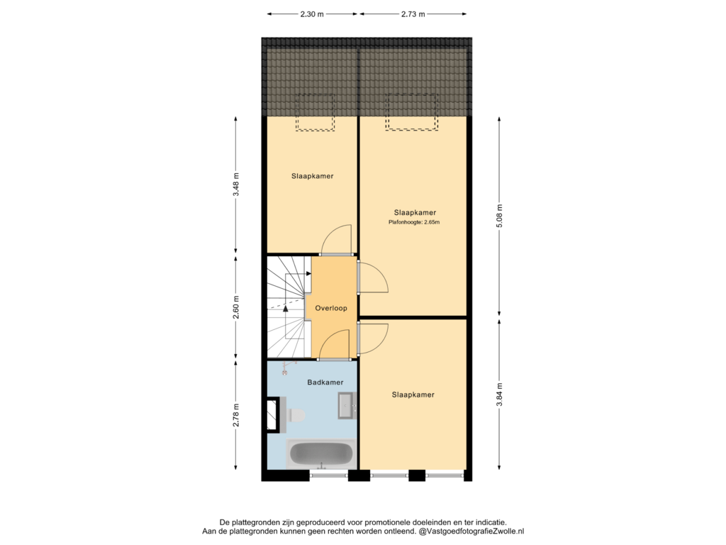 Bekijk plattegrond van 1e Verdieping van Frankhuizerallee 158