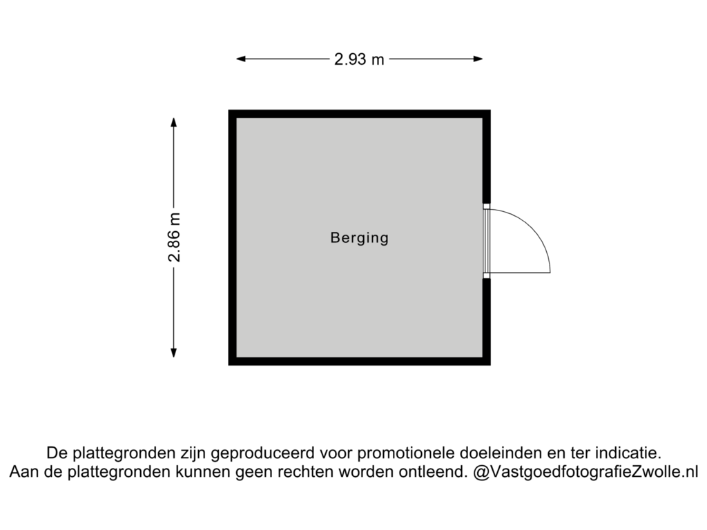 Bekijk plattegrond van Berging van Frankhuizerallee 158