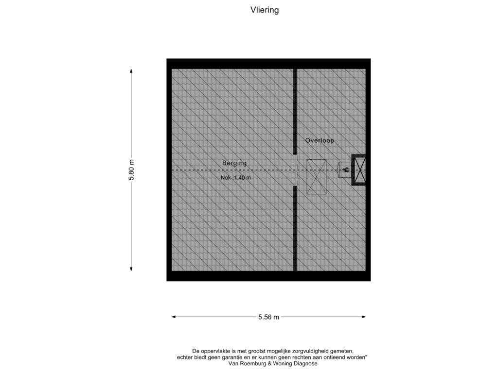 Bekijk plattegrond van Vliering van Roemer Visscherstraat 31