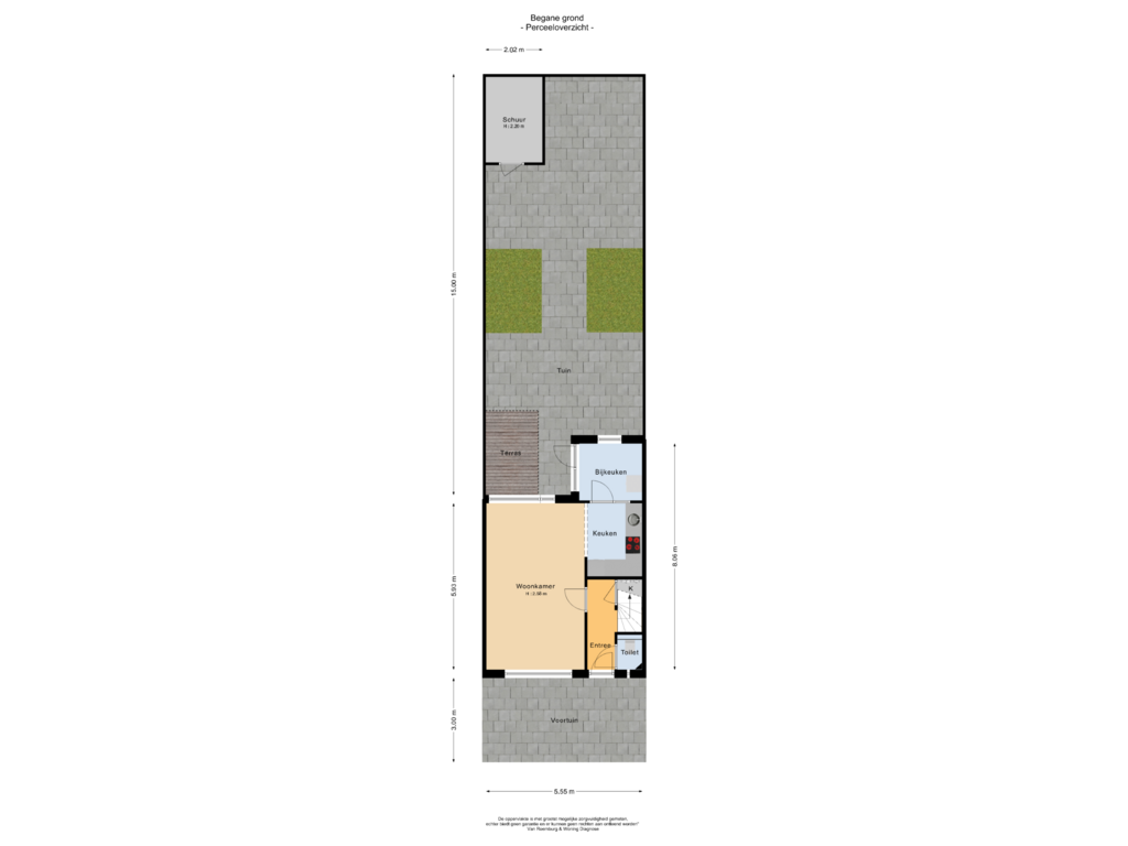 Bekijk plattegrond van BG overzicht van Roemer Visscherstraat 31