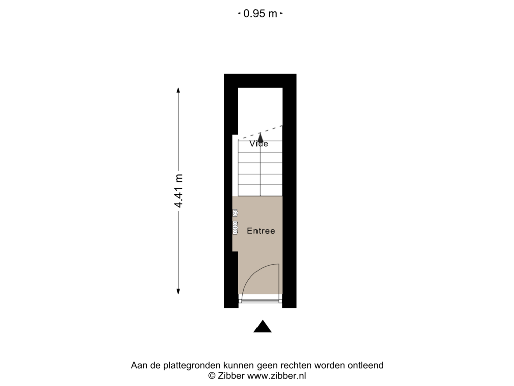 View floorplan of Begane grond of Bergstraat 72-A