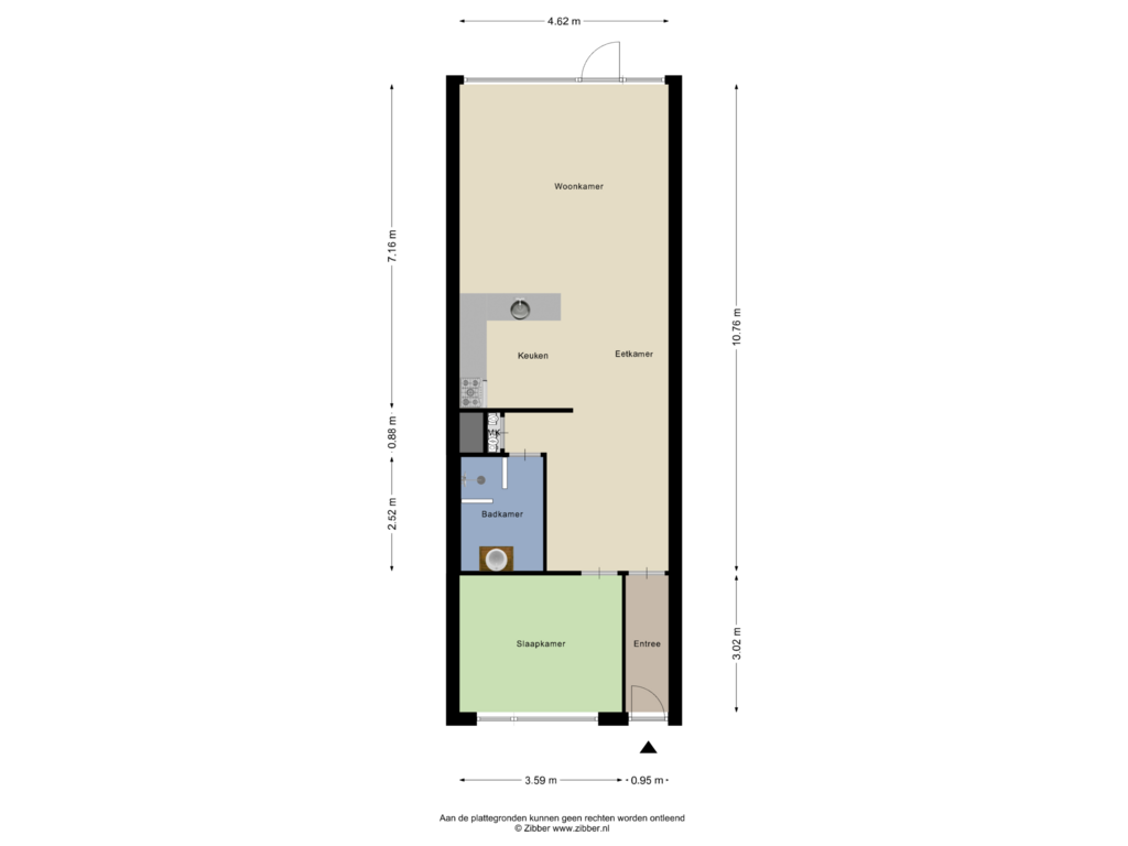 View floorplan of Appartement of Boomstede 353