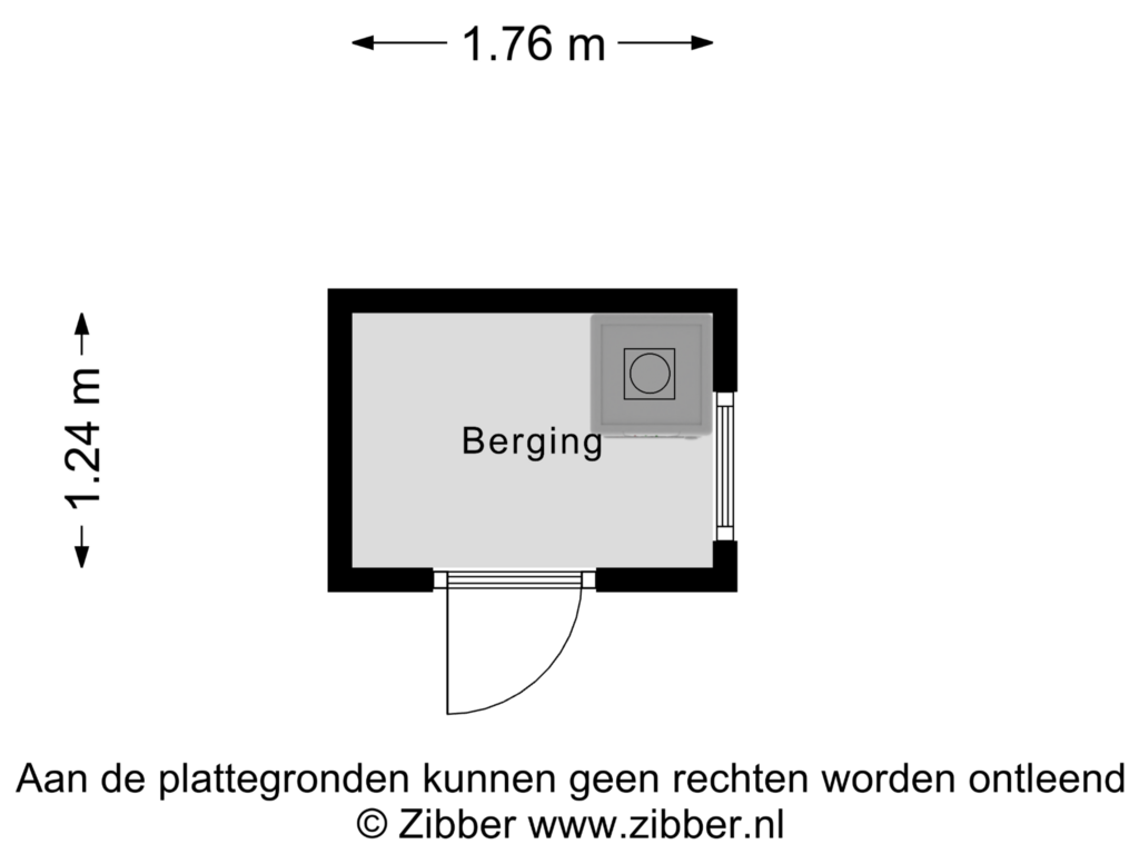 View floorplan of Berging of Boomstede 353