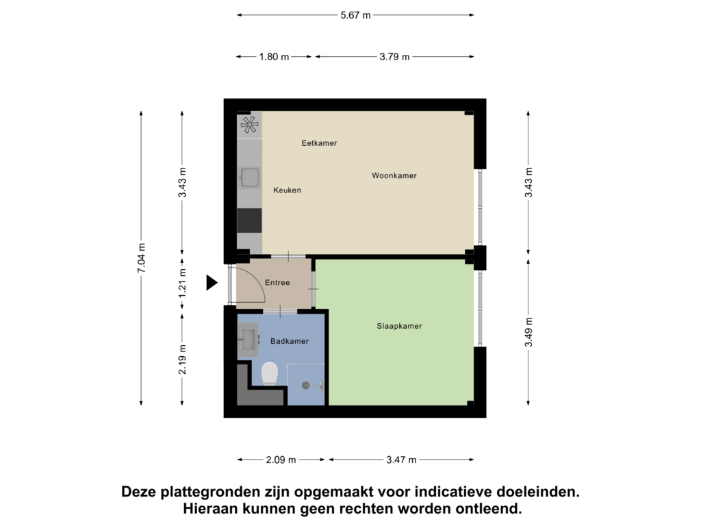 Bekijk plattegrond van Appartement van Rietgors 1-30