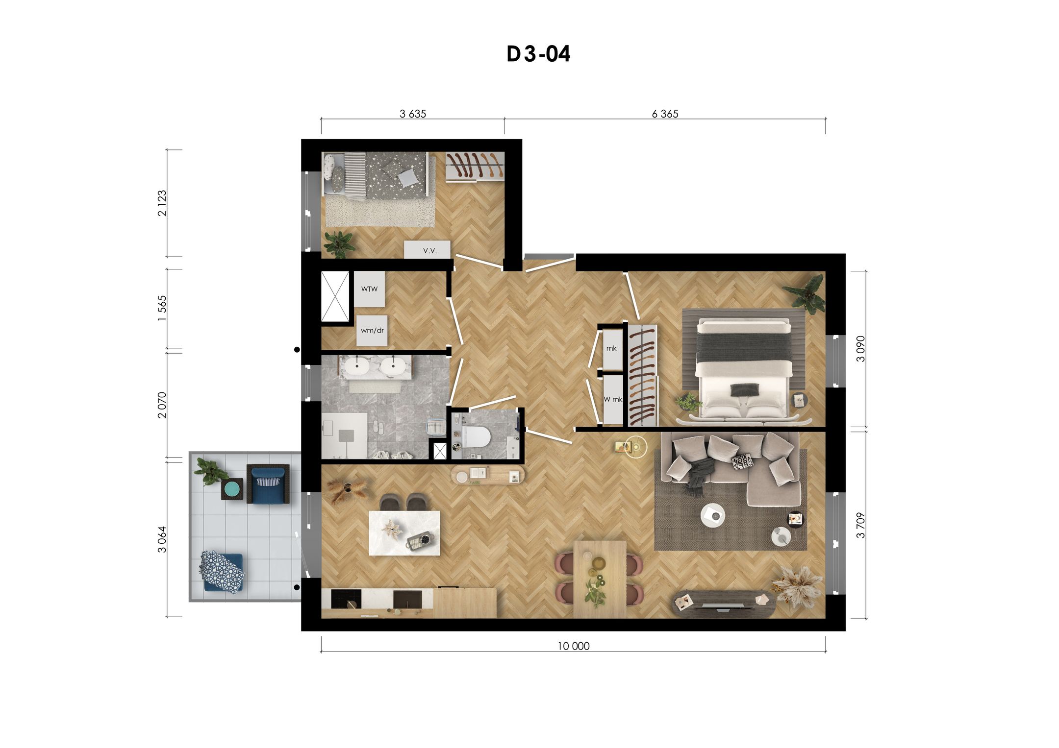 Foto 6 van D3 (Bouwnr. D3-04)