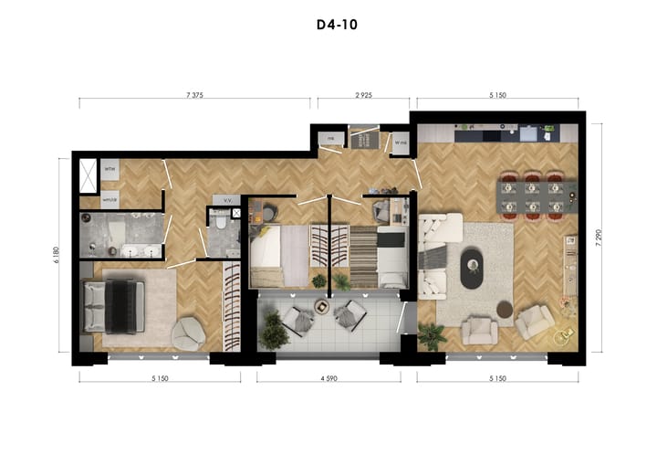 Foto 11 van D4 (Bouwnr. D4-10)