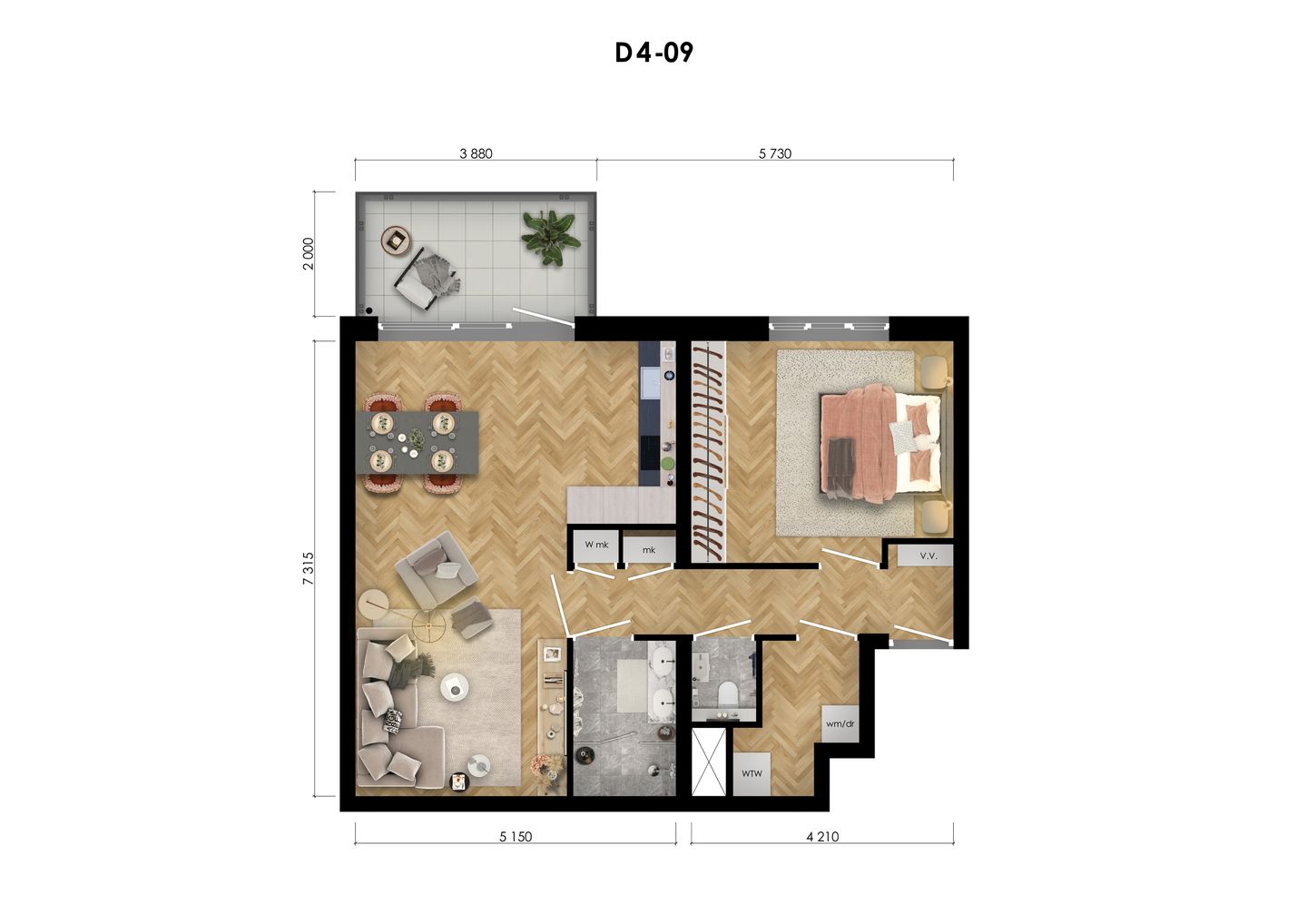Foto 10 van D4 (Bouwnr. D4-15)