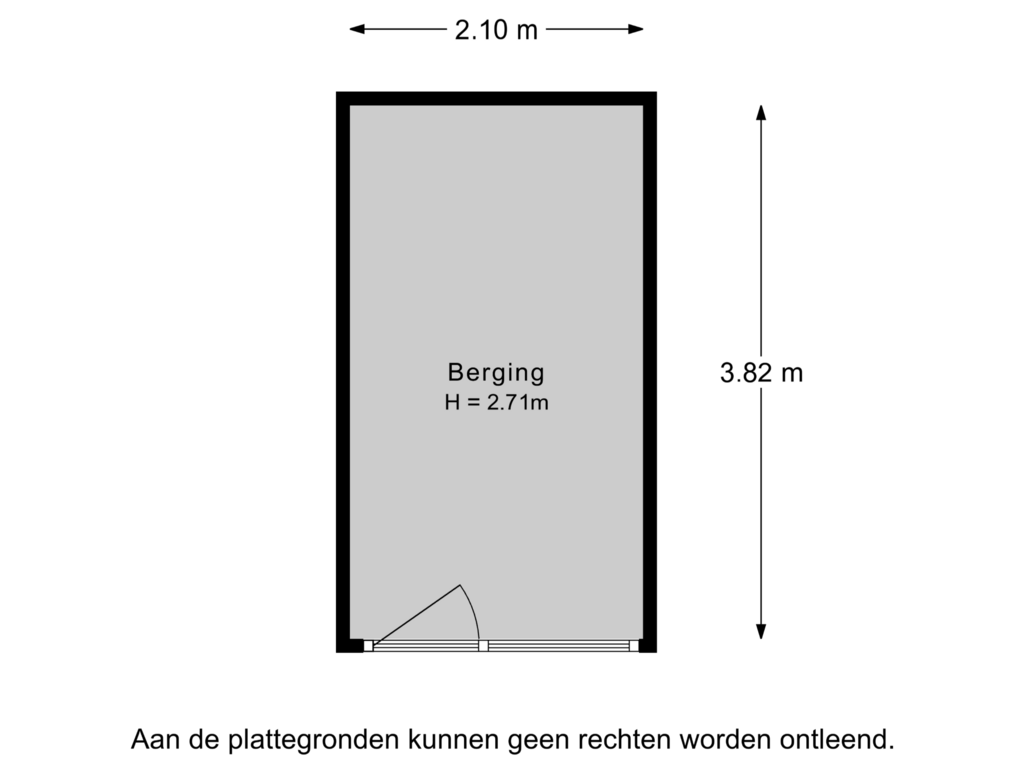 Bekijk plattegrond van Berging van Paganinistraat 32