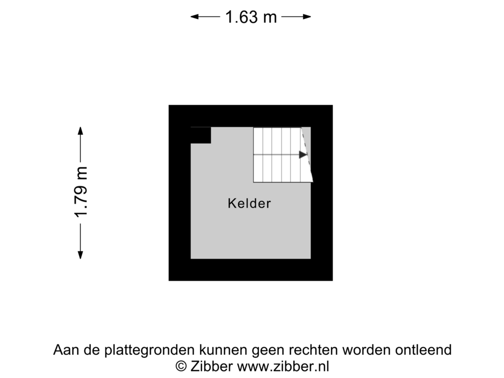 Bekijk plattegrond van Kelder van Merkelbachlaan 3