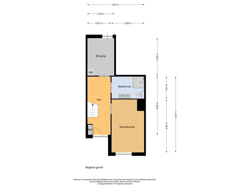 Bekijk plattegrond van Begane grond van Hollandsch Diep 113