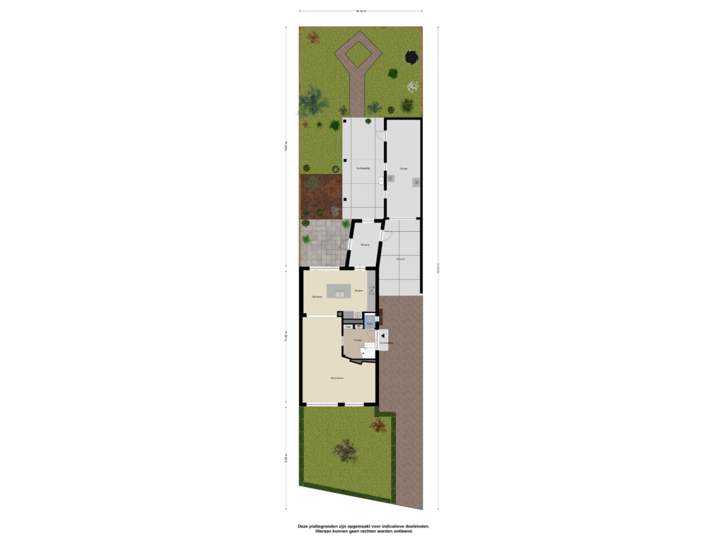 View floorplan of Begane Grond_Tuin of Acacialaan 22