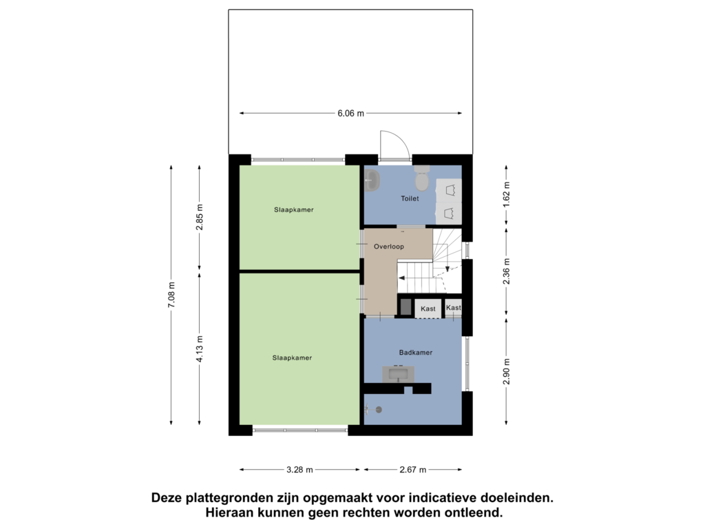 View floorplan of Eerste Verdieping of Acacialaan 22