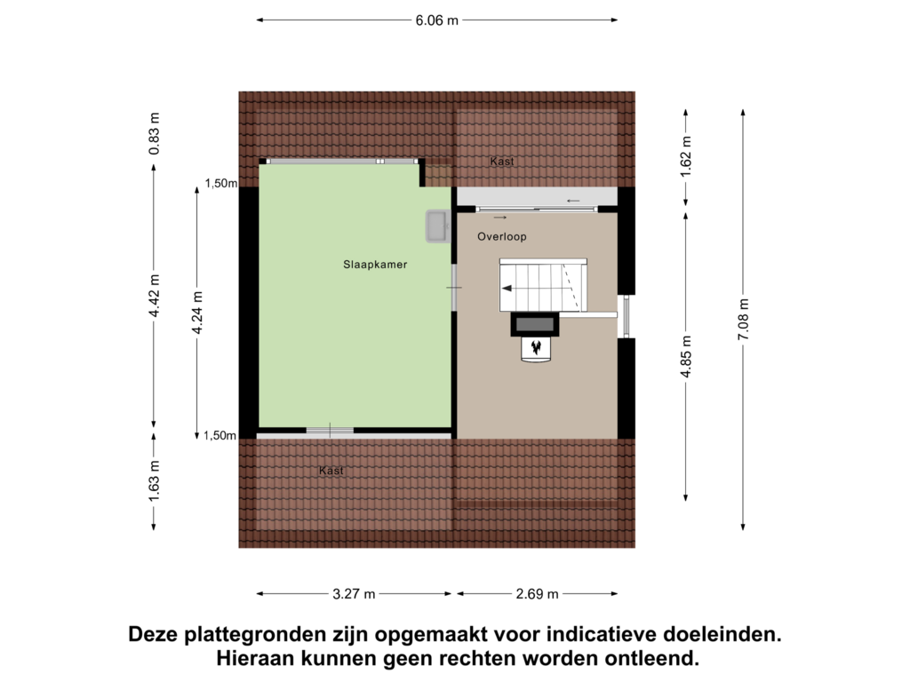 View floorplan of Tweede Verdieping of Acacialaan 22