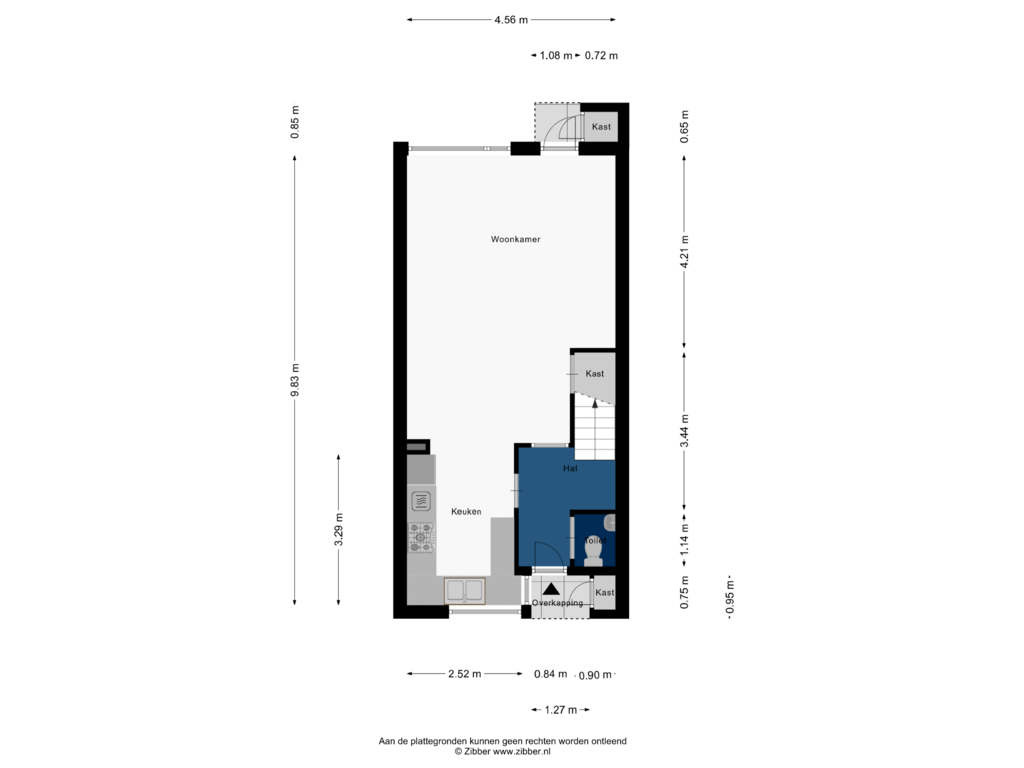 Bekijk plattegrond van Begane Grond van Wollegras 14