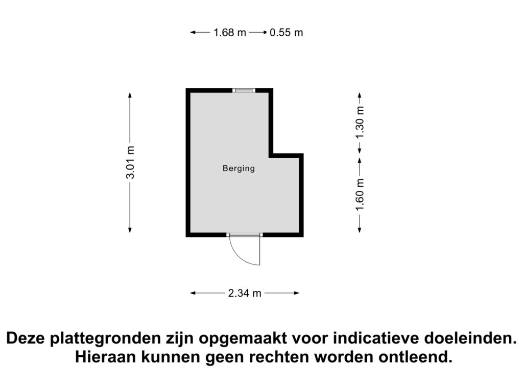 Bekijk plattegrond van Berging van Burgemeester Cramergracht 39