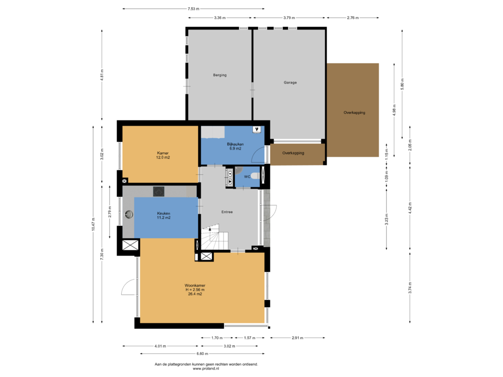 Bekijk plattegrond van Begane Grond van Linthorst Homanstraat 3