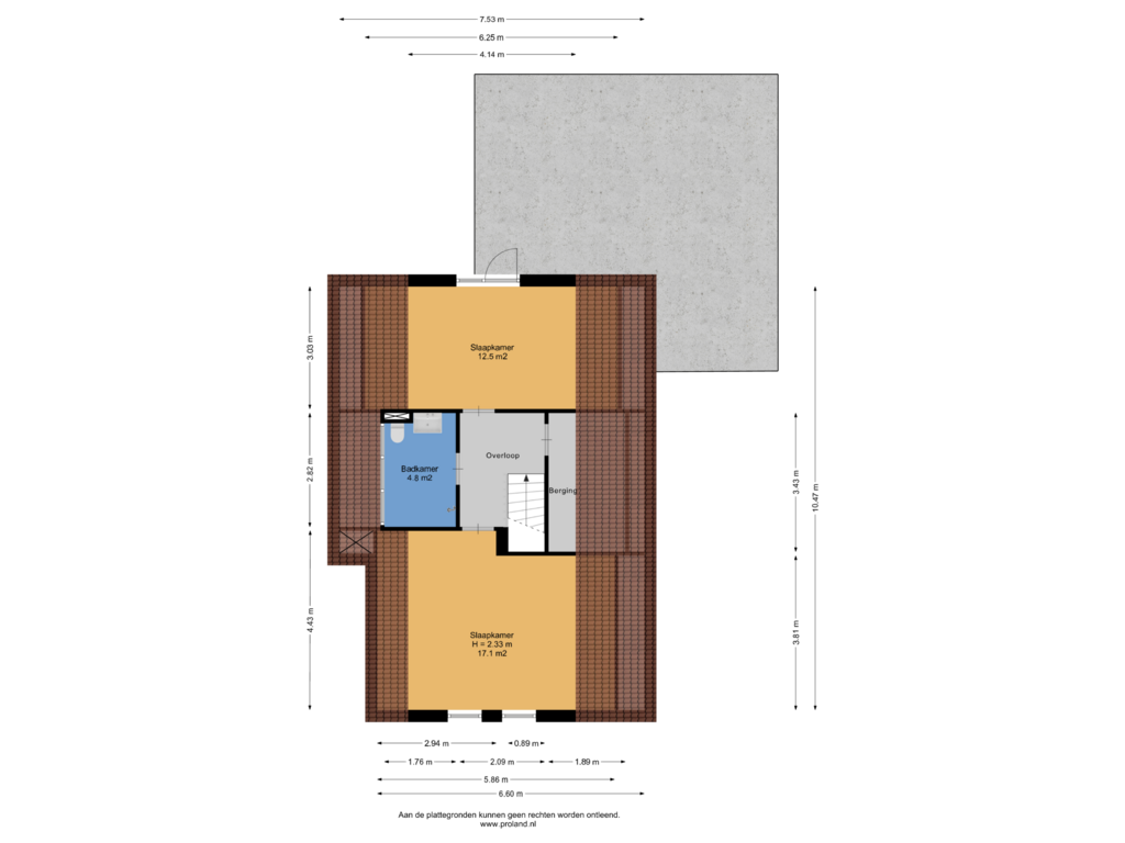 Bekijk plattegrond van 1e Verdieping van Linthorst Homanstraat 3