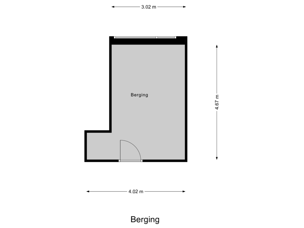 Bekijk plattegrond van Berging van Ter Weerlaan 124