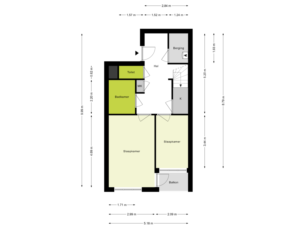 Bekijk plattegrond van 1e Verdieping van Schouwburgplein 114