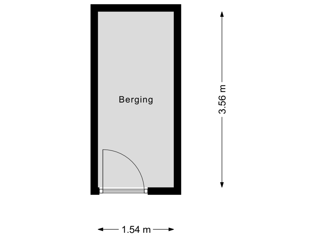 Bekijk plattegrond van Berging van Schouwburgplein 114