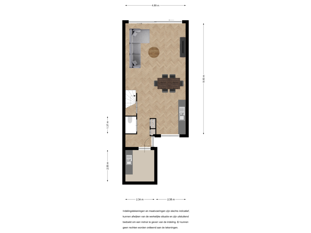 View floorplan of First floor of Wagnerlaan 56