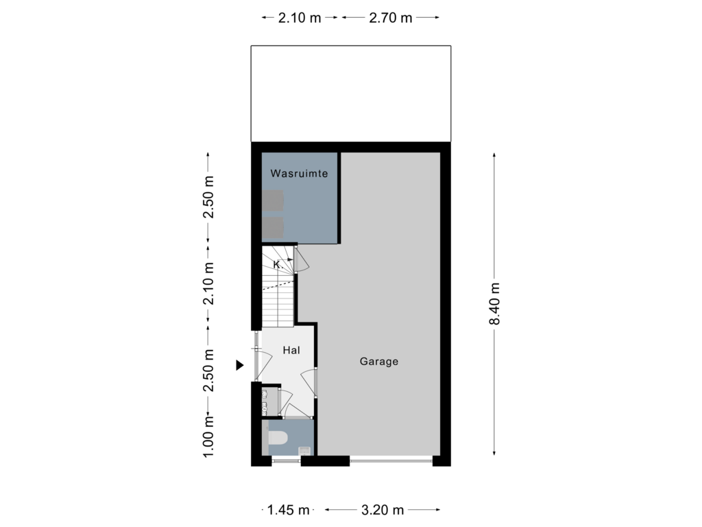 Bekijk plattegrond van Begane grond van Dokter Schepelstraat 32