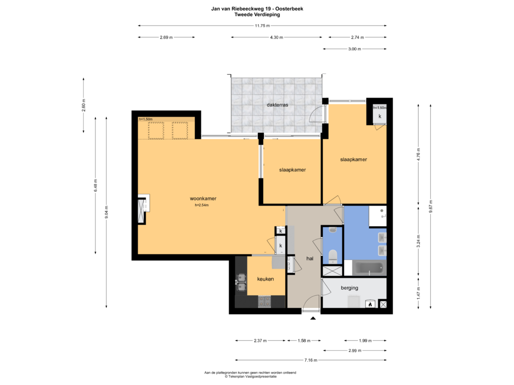 Bekijk plattegrond van Tweede Verdieping van Jan van Riebeeckweg 19