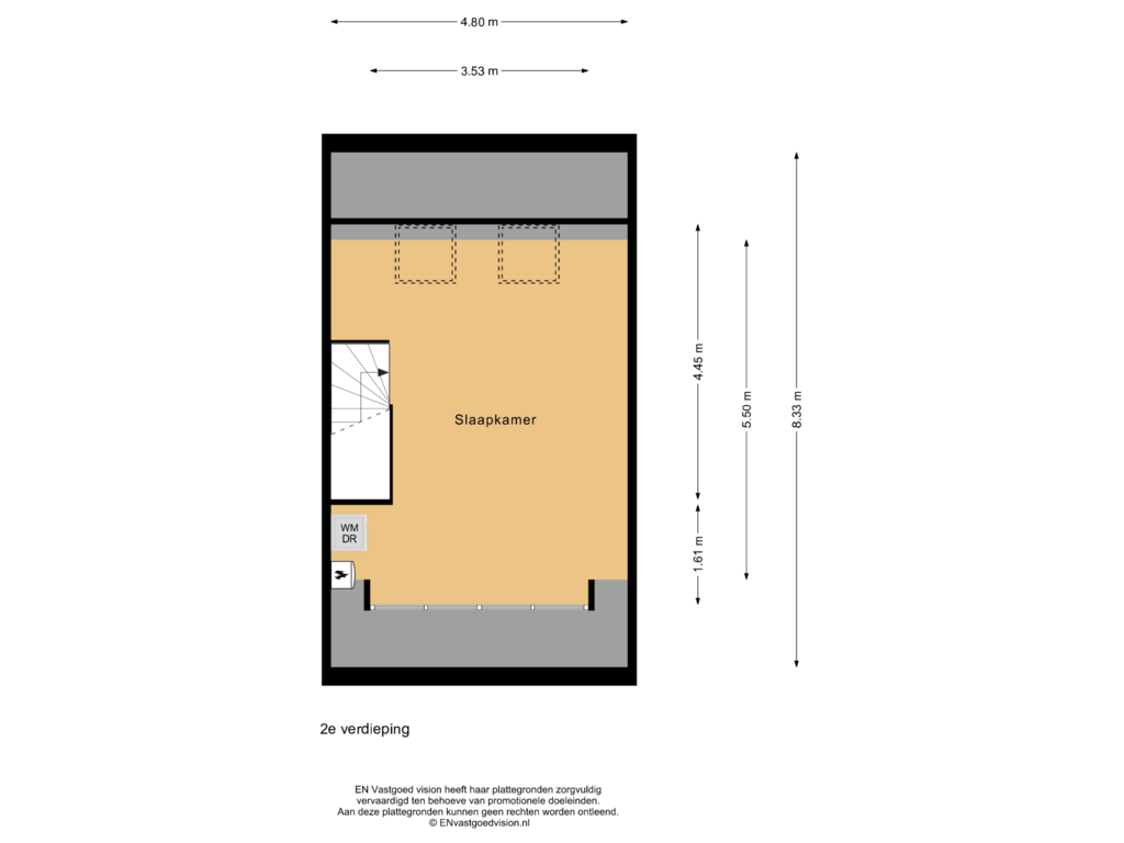 Bekijk plattegrond van 2e verdieping van Lient 21