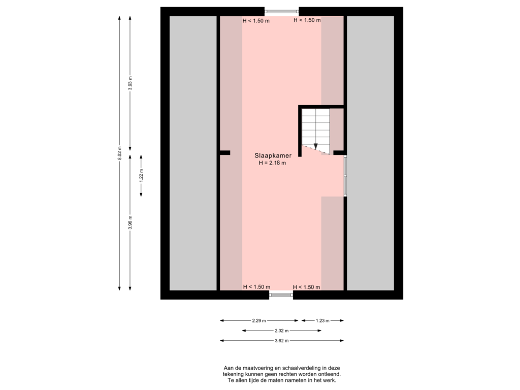 View floorplan of Verdieping of Rode-Kruislaan 10