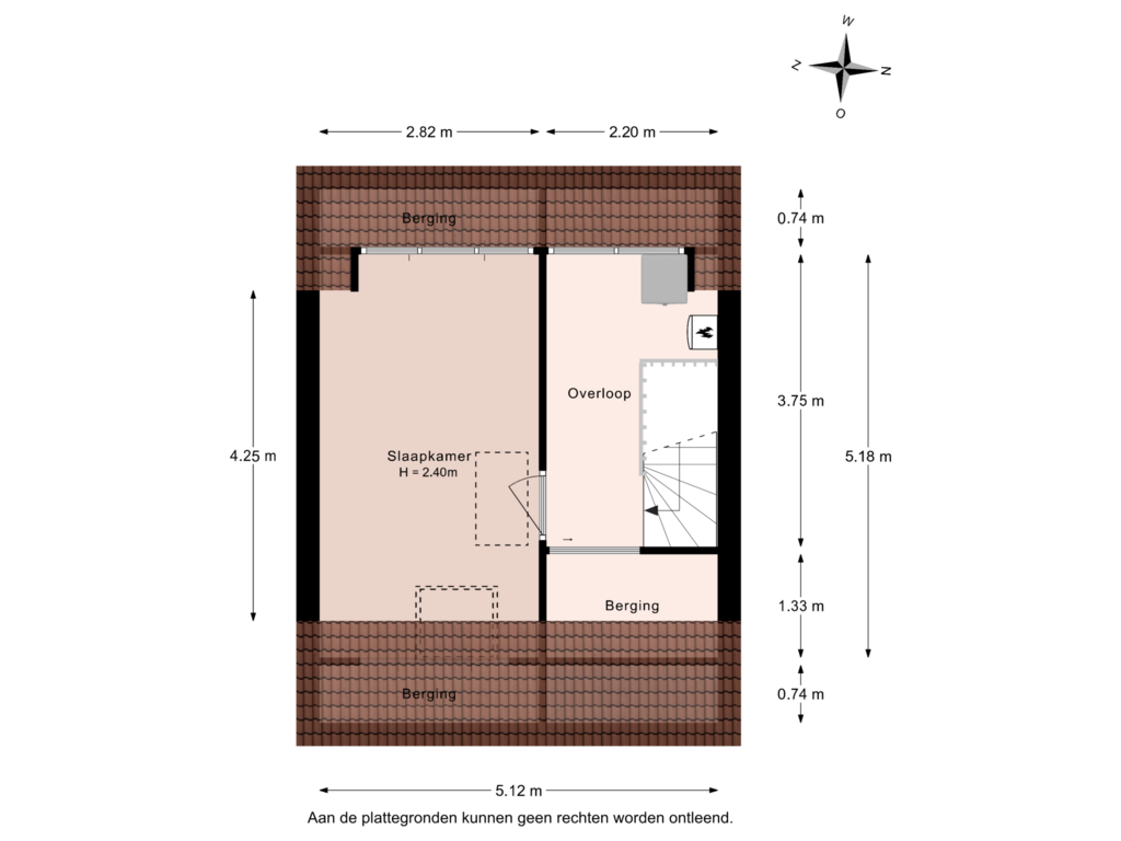 Bekijk plattegrond van 2e verdieping van Merelerf 28